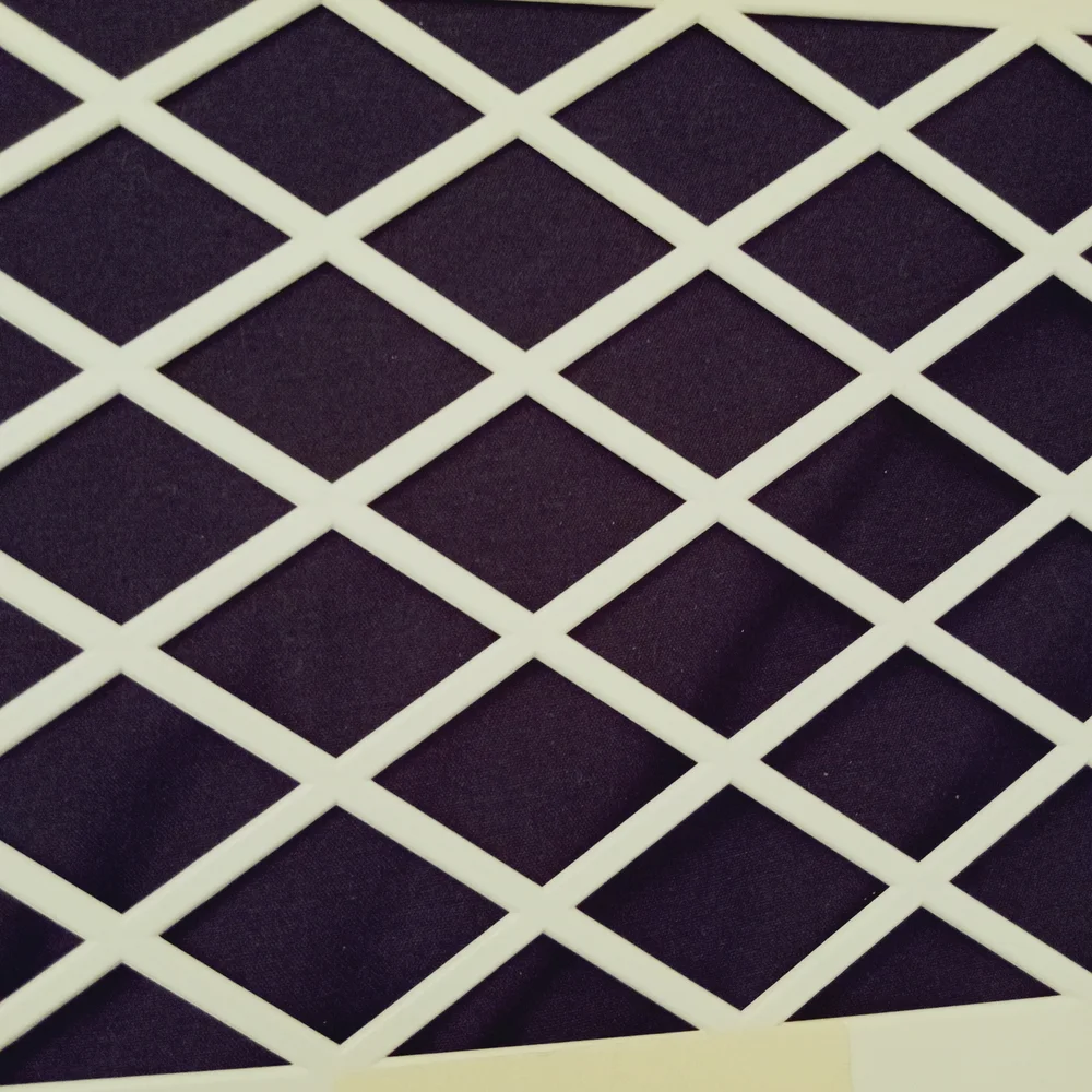 Vintage Blue and White Plastic Organizer Grates